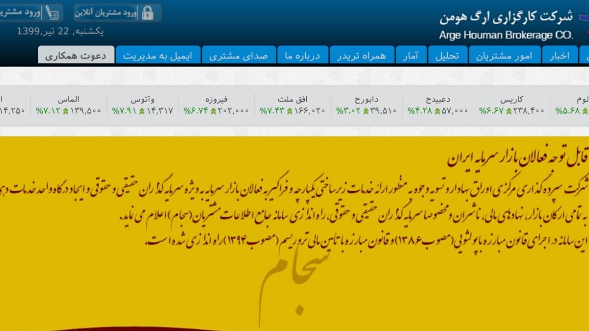 کارگزاری ارگ هومن؛ یک کارگزاری نه چندان شلوغ با چندین شعبه در استان کرمان