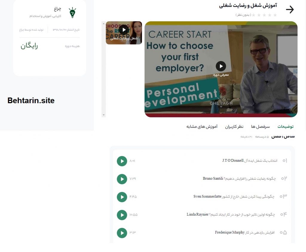 ویدئوی آموزشی-چراغ