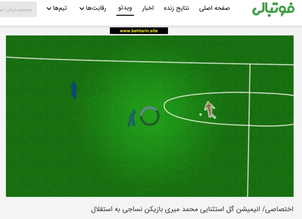 انیمیشن فوتبالی